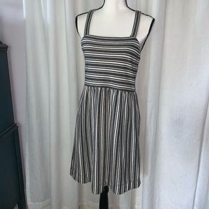 Ann Taylor Loft dress, cotton stretch, zip closure